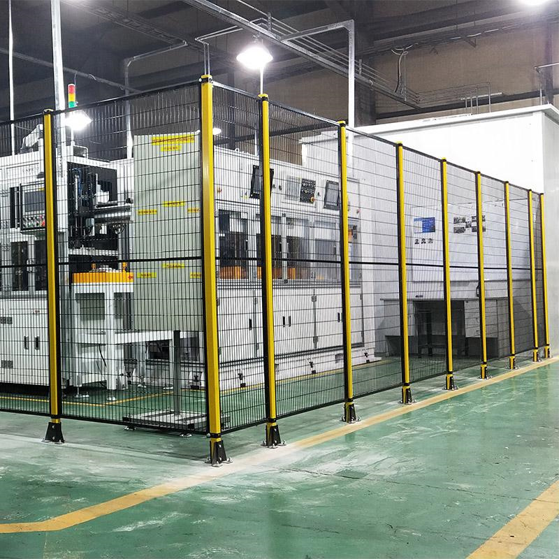 车间安全隔离栅 仓库隔离网 框架护栏网案例